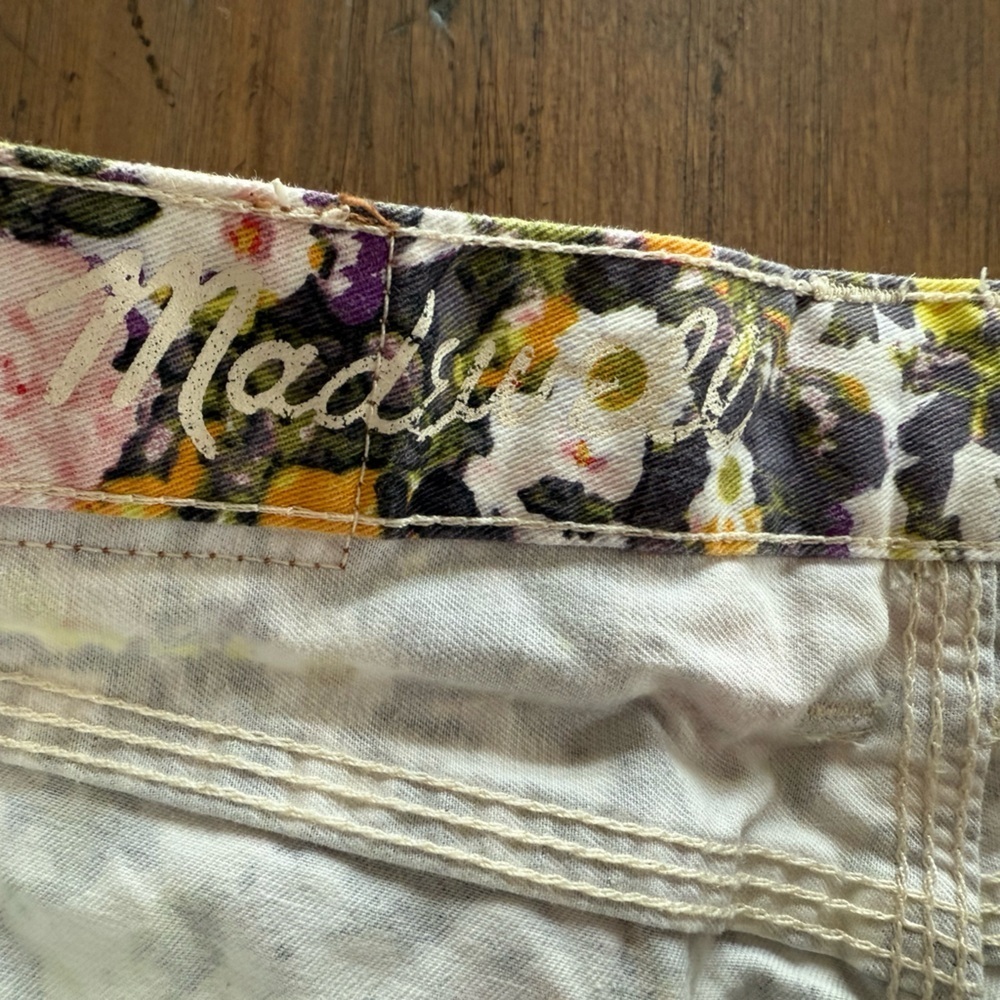 Madewell Sungarden skinny skinny ankle woman’s jeans Size 25. Floral print. - Picture 6 of 7